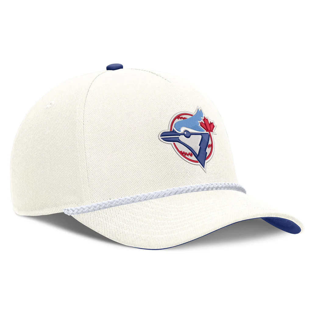 MLB Toronto Blue Jays Nike Rope Cooperstown Adjustable Hat - Cream - Image 2
