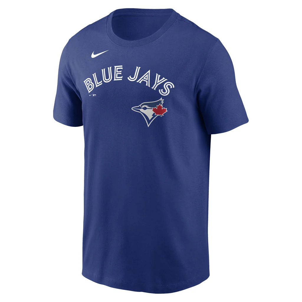 MLB Toronto Blue Jays Vladimir Guerrero Jr. Nike Home Name & Number T-Shirt - Blue - Image 2