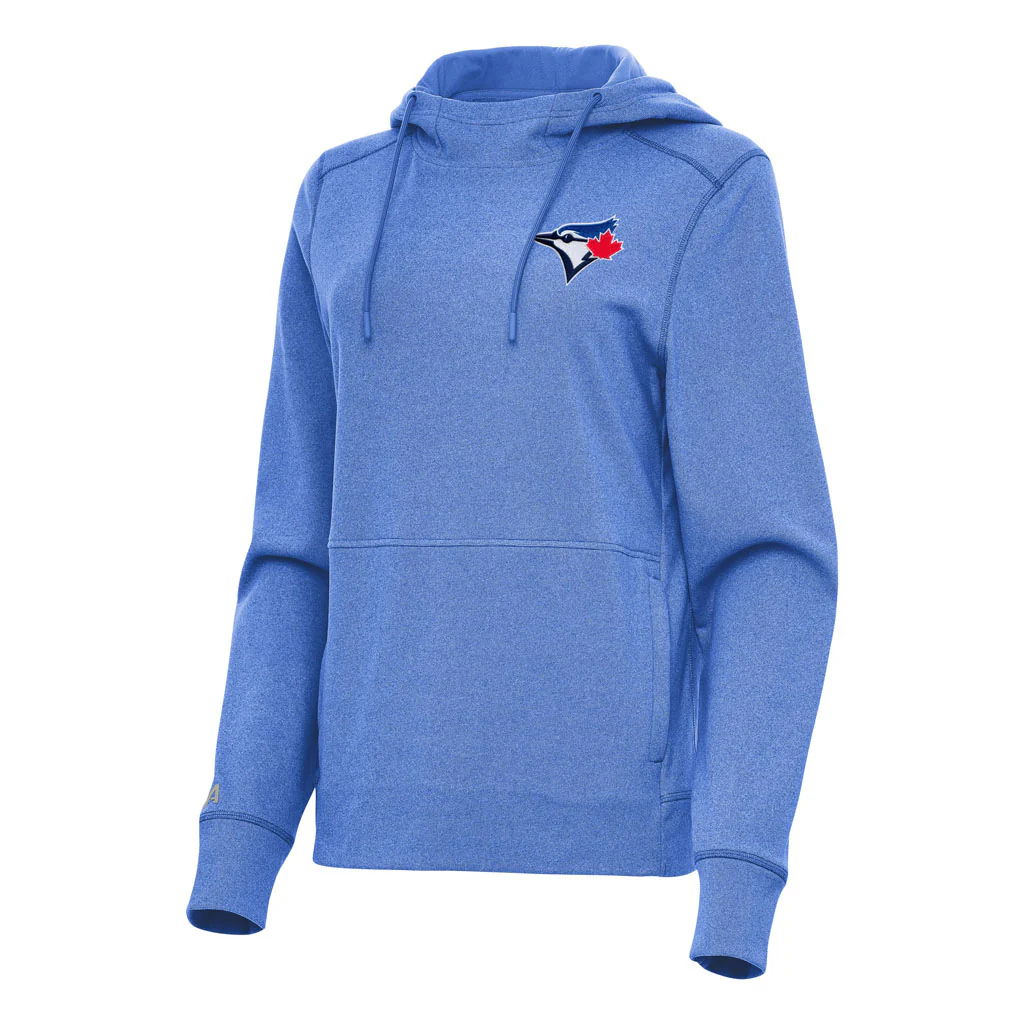 MLB Toronto Blue Jays Women's Antigua Justice Pullover Hoodie - Blue