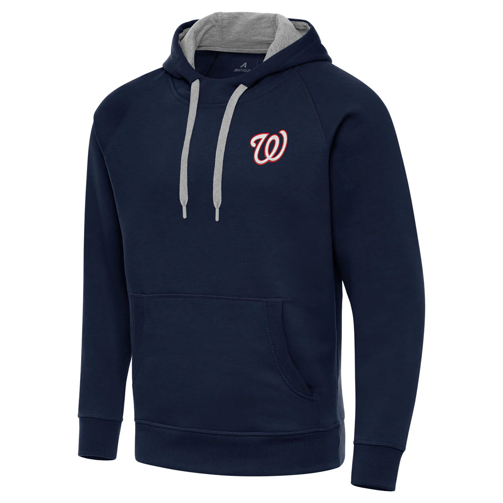 MLB Washington Nationals Antigua Victory Pullover Hoodie - Navy