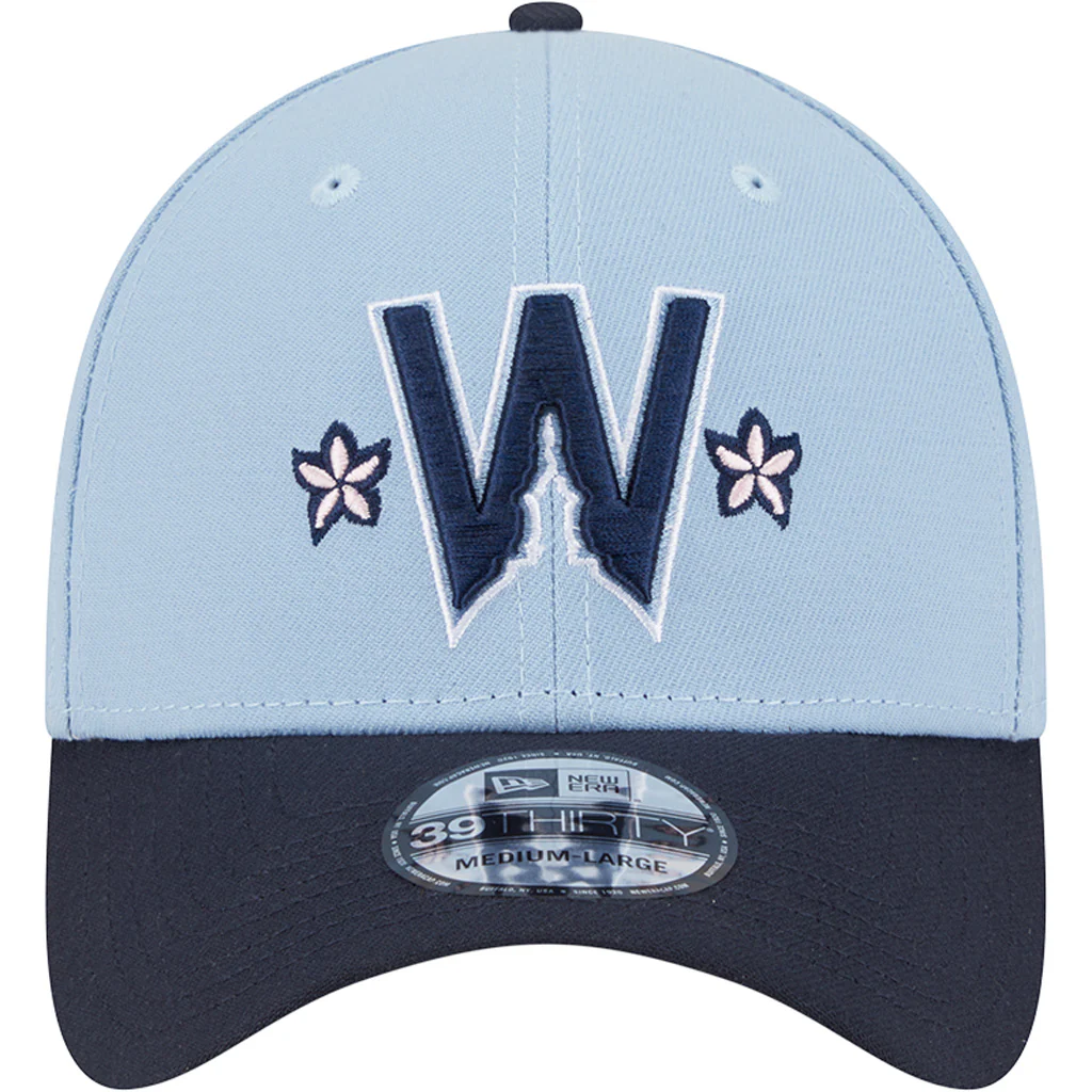 MLB Washington Nationals New Era 2025 City Connect 39THIRTY Flex Fit - Blue - Image 3