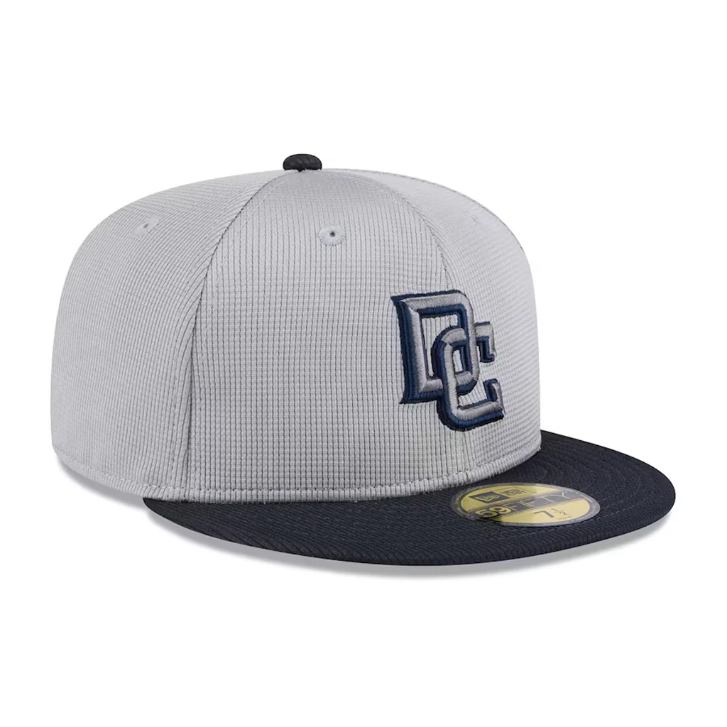 MLB Washington Nationals New Era 2025 Graphite Batting Practice 59FIFTY Fitted Hat - Graphite - Image 3