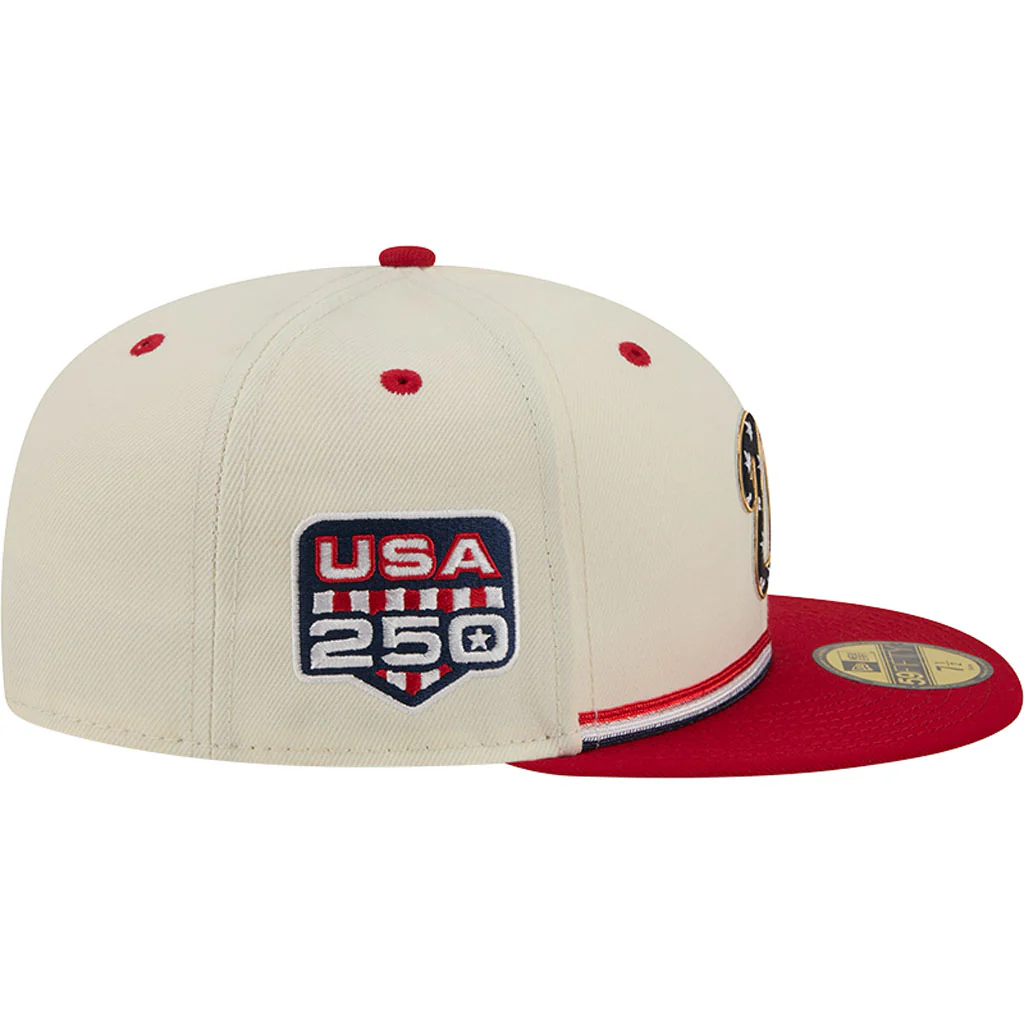 MLB Washington Nationals New Era 2026 4th of July 59FIFTY Fitted Hat - Cream - Image 5