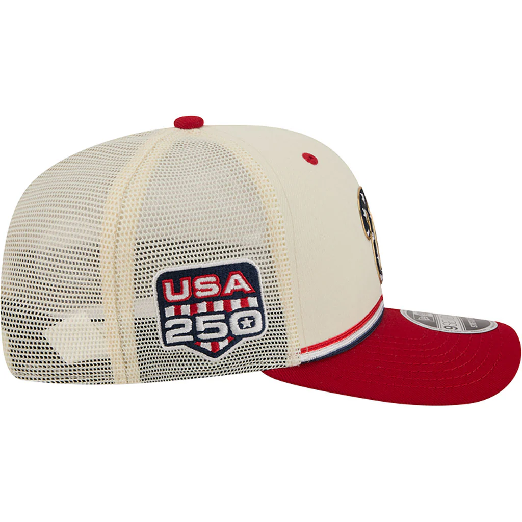 MLB Washington Nationals New Era 2026 4th of July 9SEVENTY Stretch Snapback Hat - Cream - Image 5