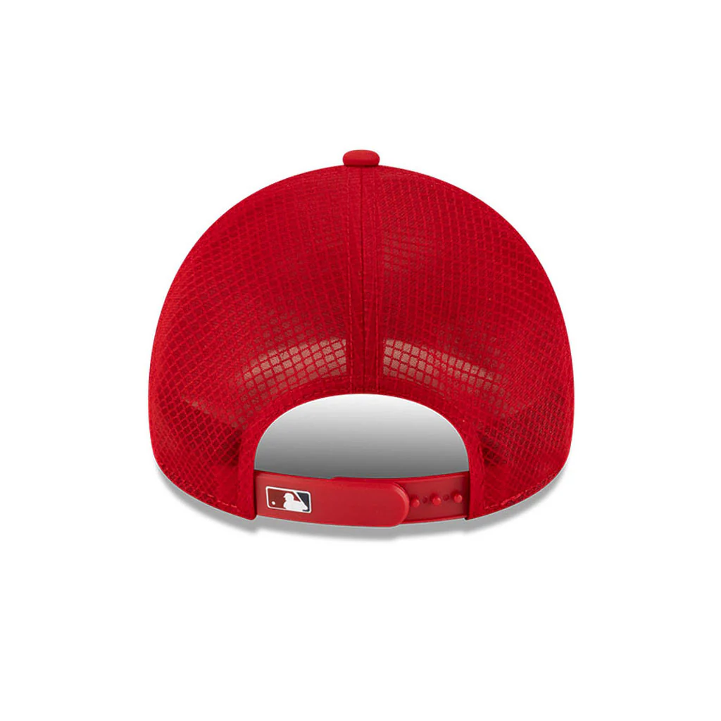 MLB Washington Nationals New Era Batting Practice Apex 9FORTY Snapback Hat - Red - Image 3