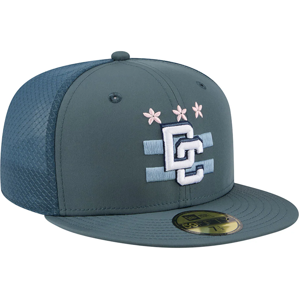 MLB Washington Nationals New Era City Connect Batting Practice 59FIFTY Fitted Hat - Gray - Image 2