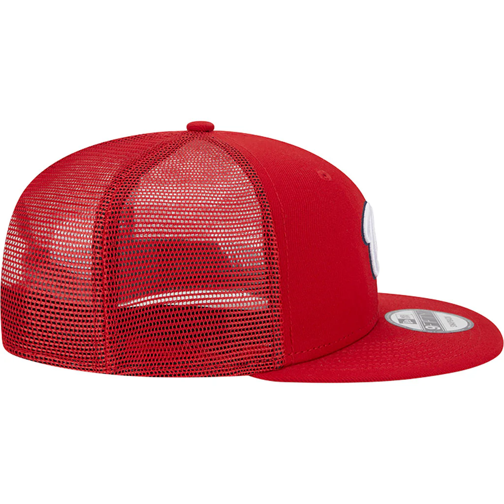 MLB Washington Nationals New Era OTC Trucker 9FIFTY Snapback Hat - Red - Image 5