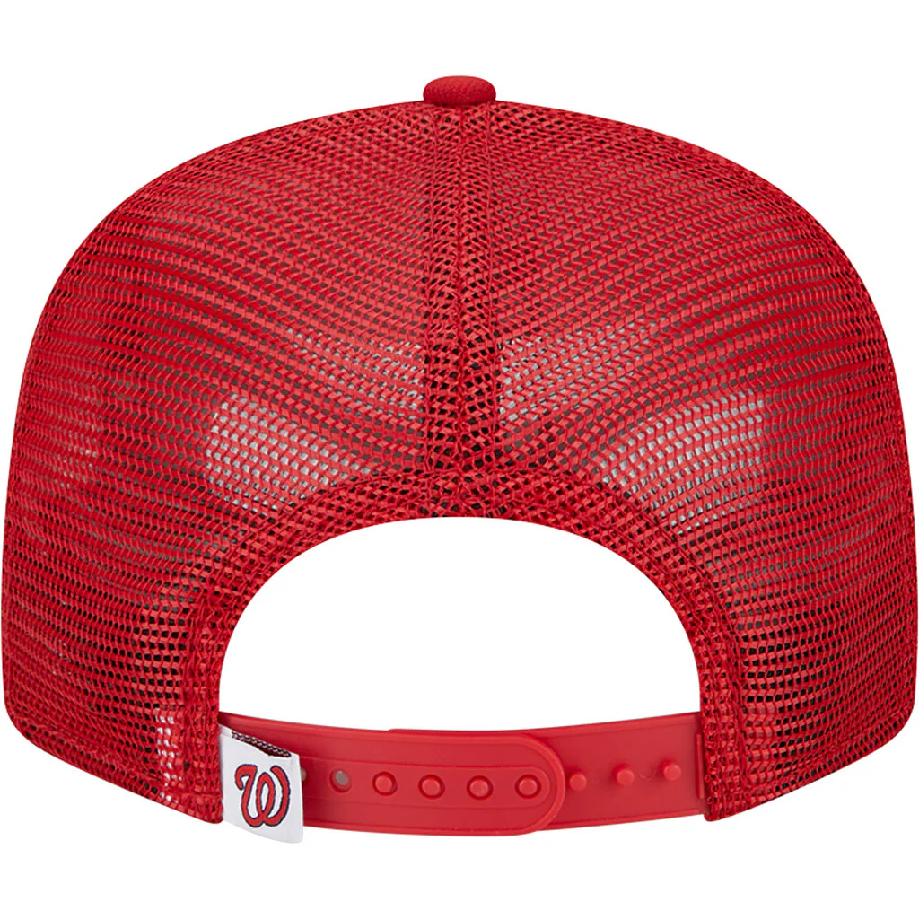 MLB Washington Nationals New Era OTC Trucker 9FIFTY Snapback Hat - Red - Image 6