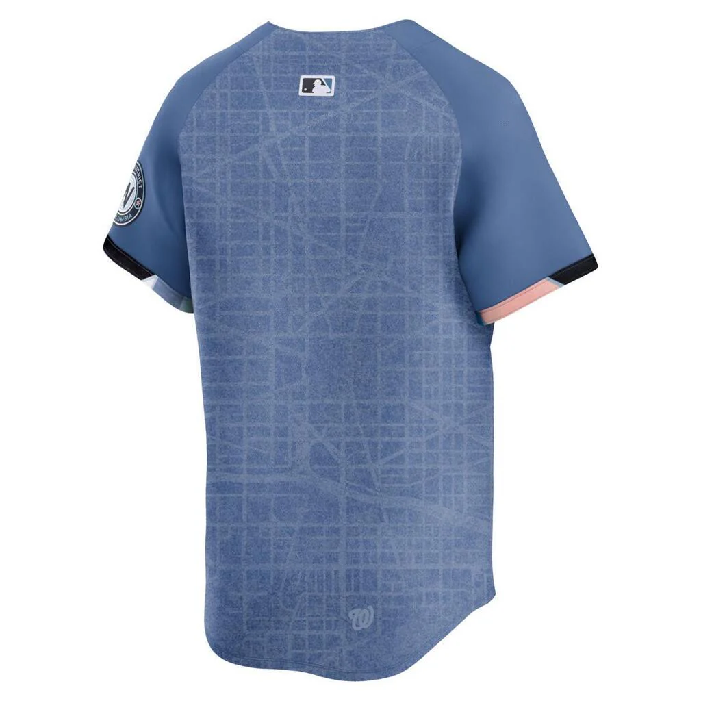 MLB Washington Nationals Nike 2025 City Connect Limited Jersey - Blue - Image 3