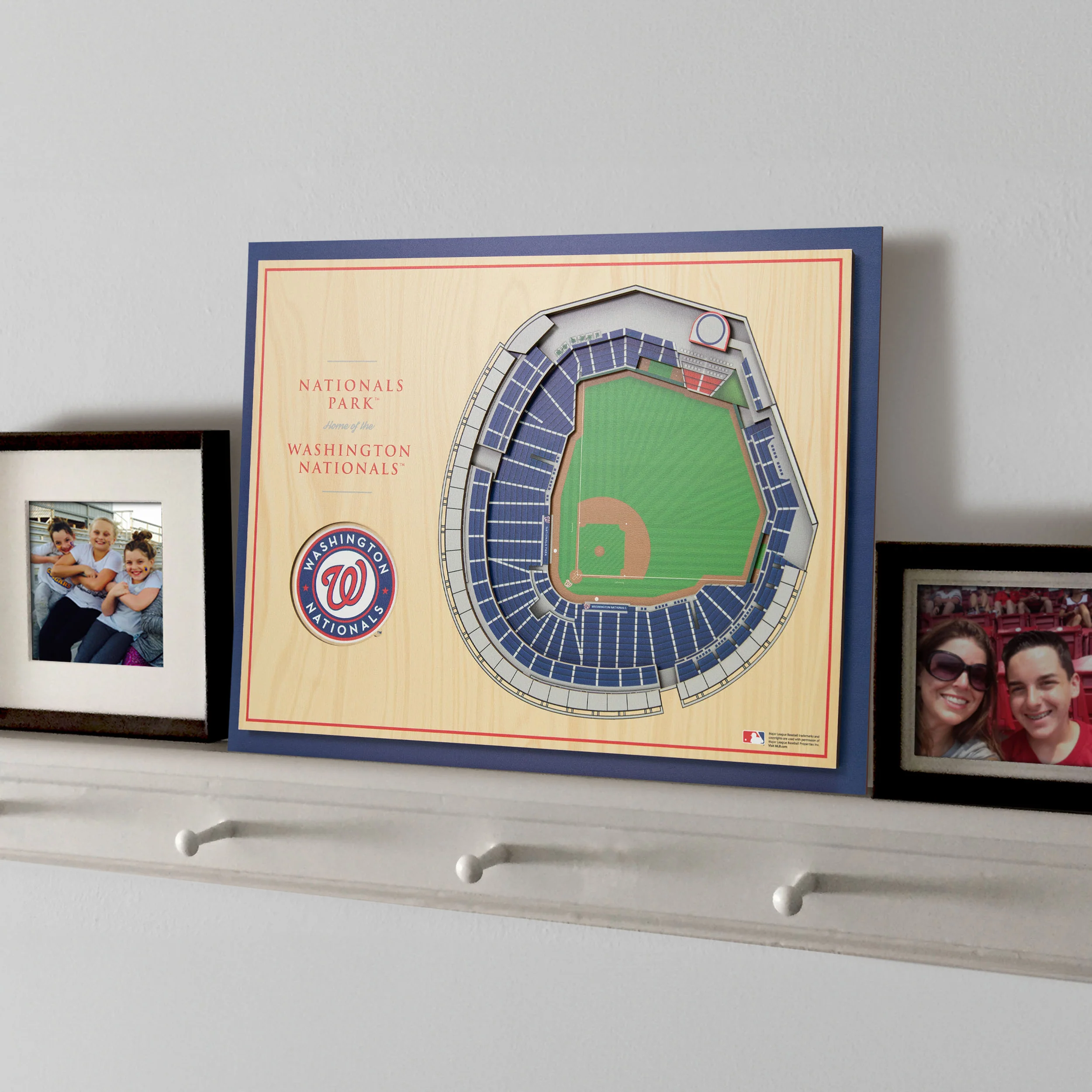 MLB Washington Nationals You the Fan 5-Layer 3D Stadium View Wall Art - Image 2