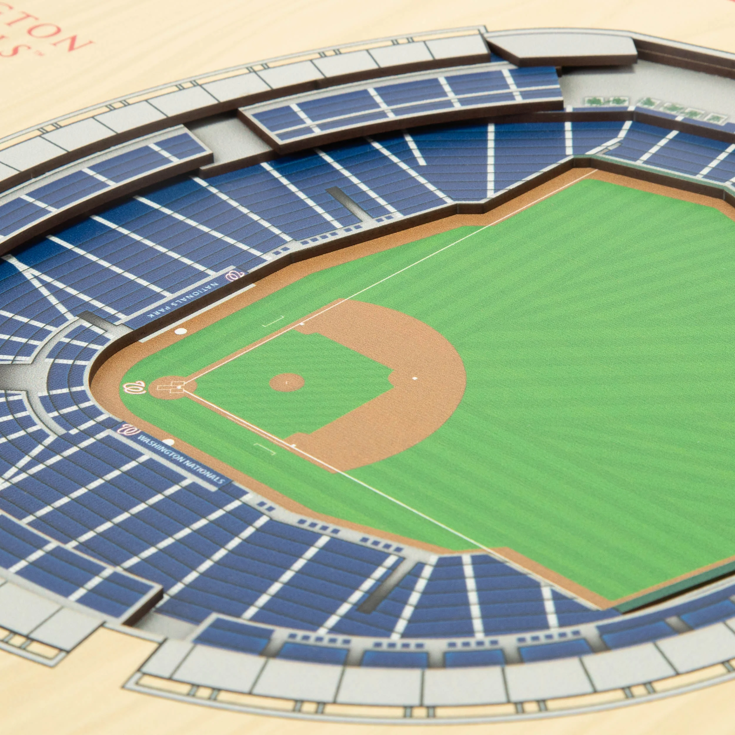 MLB Washington Nationals You the Fan 5-Layer 3D Stadium View Wall Art - Image 3