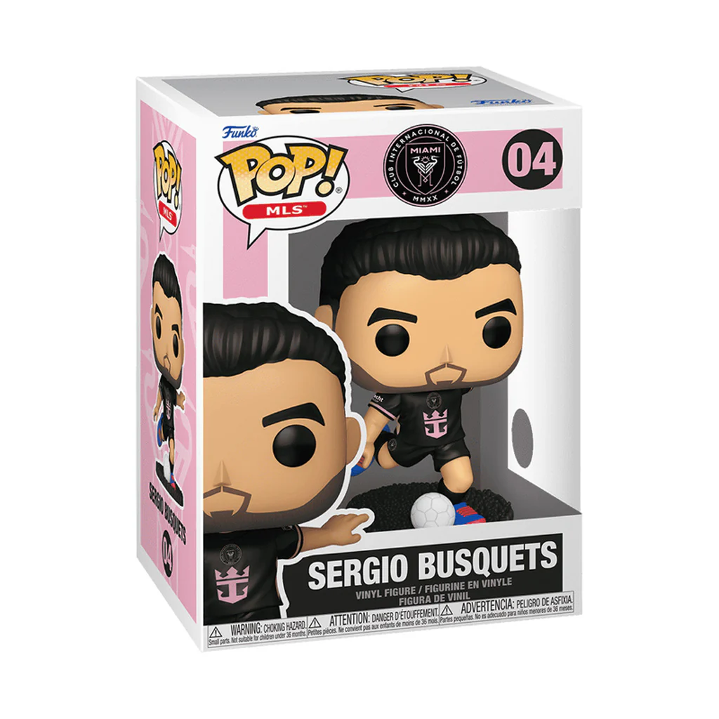 MLS Inter Miami Sergio Busquets Funko Pop! Vinyl Figure - Image 2