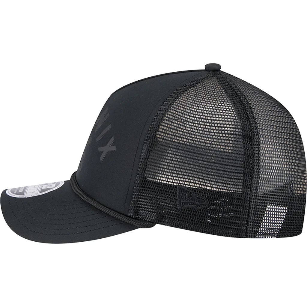 NBA Phoenix Suns New Era Minimalist 9FORTY M-Crown Snapback Trucker Hat - Black - Image 4