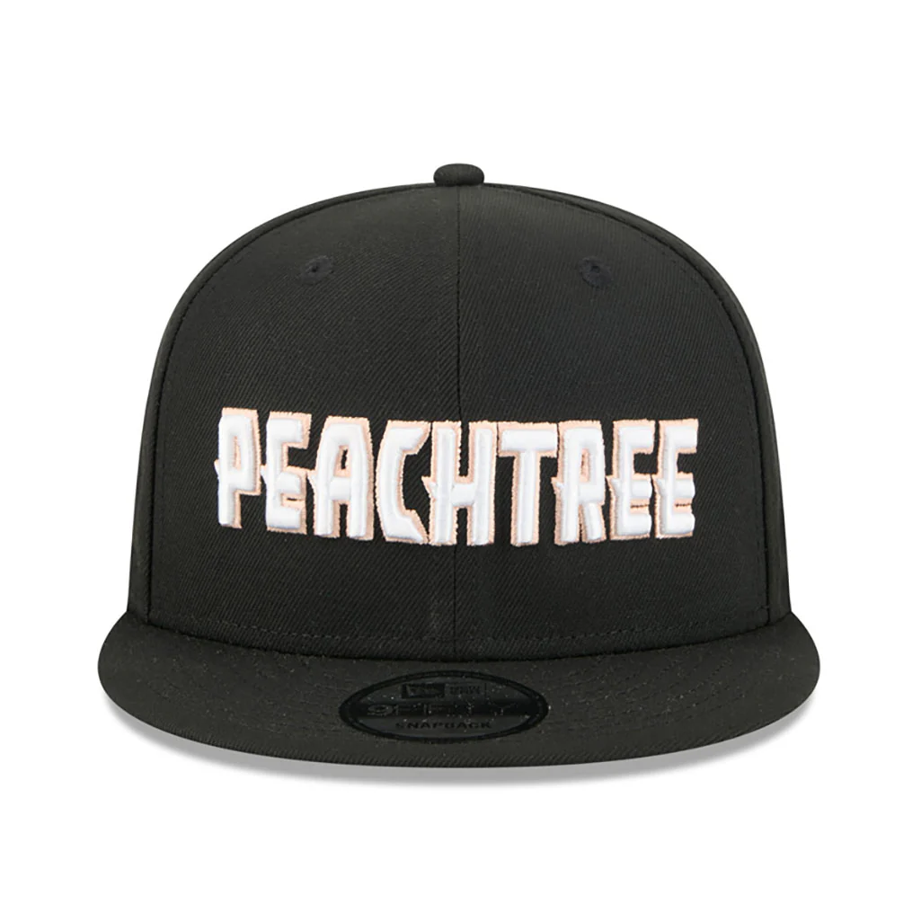 NBA Atlanta Hawks New Era 2025-26 City Edition 9FIFTY Snapback Hat - Black - Image 3