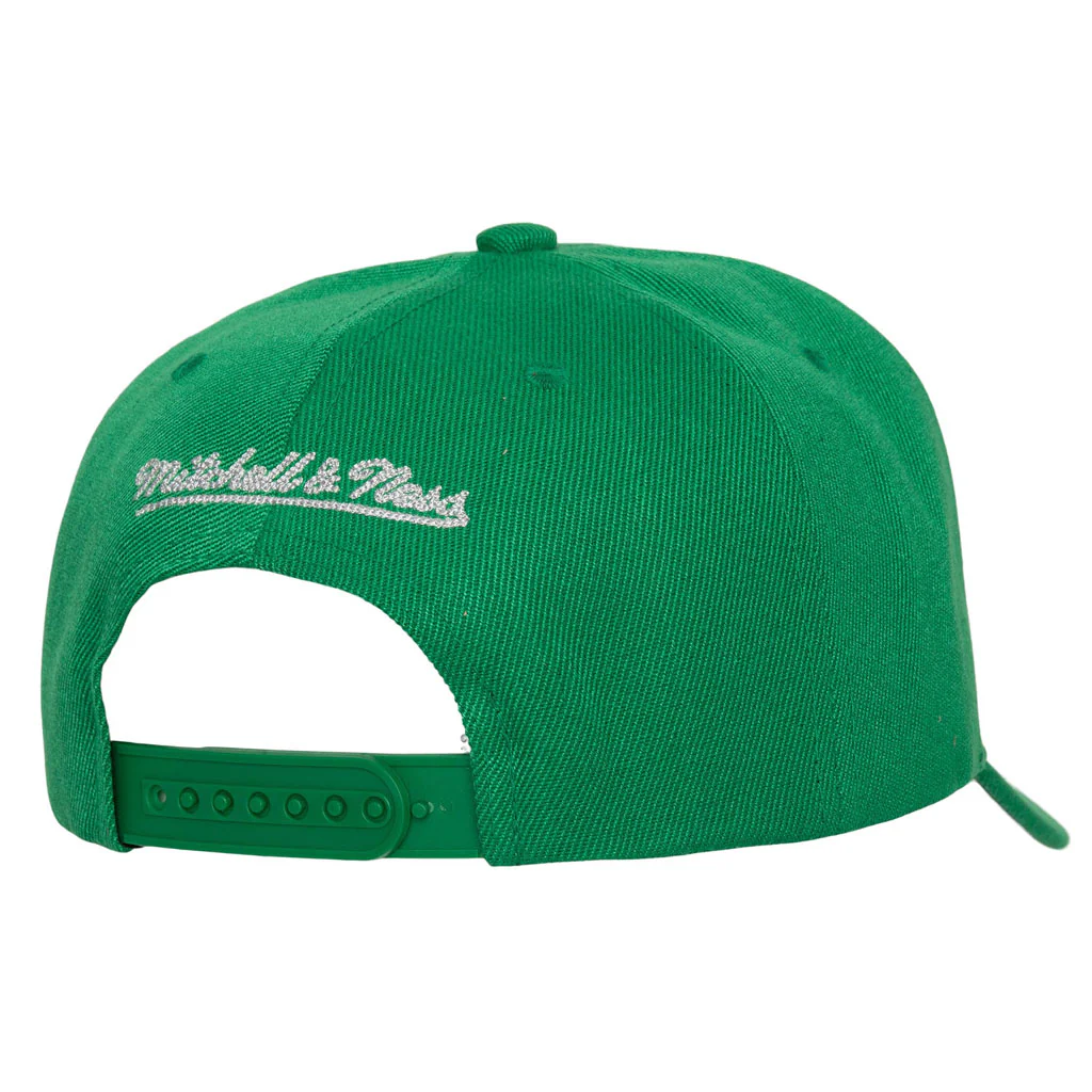 NBA Boston Celtics Mitchell & Ness Chain Gang Snapback Hat - Green - Image 2