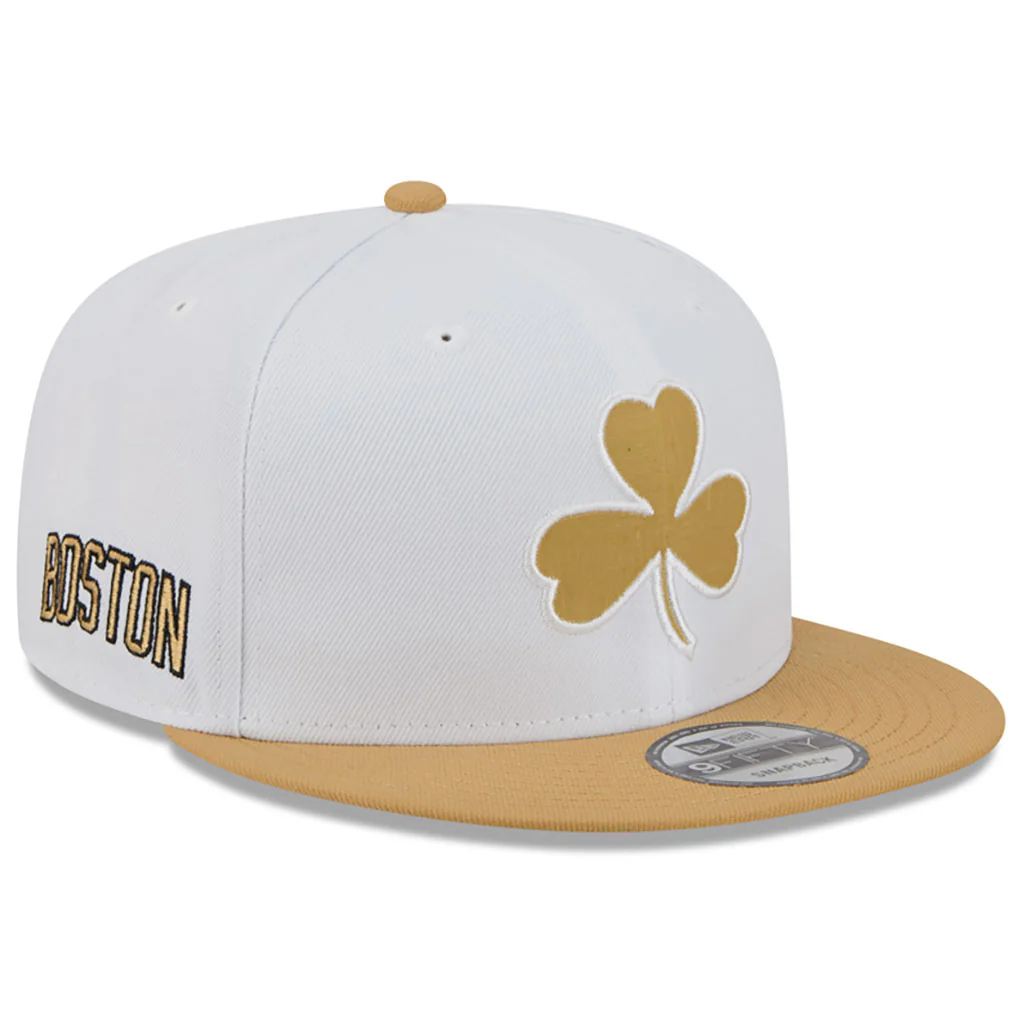 NBA Boston Celtics New Era 2025-26 City Edition 9FIFTY Snapback Hat - White