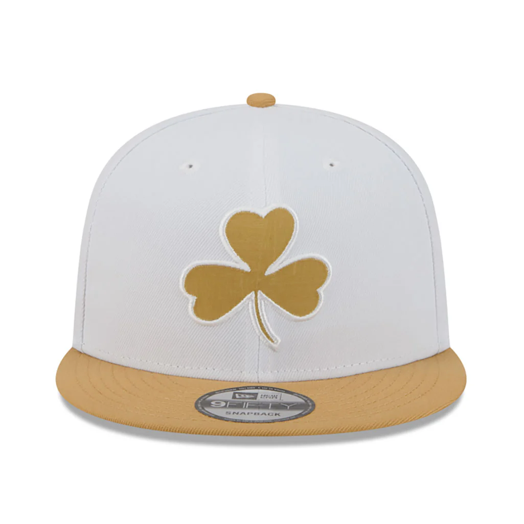 NBA Boston Celtics New Era 2025-26 City Edition 9FIFTY Snapback Hat - White - Image 3