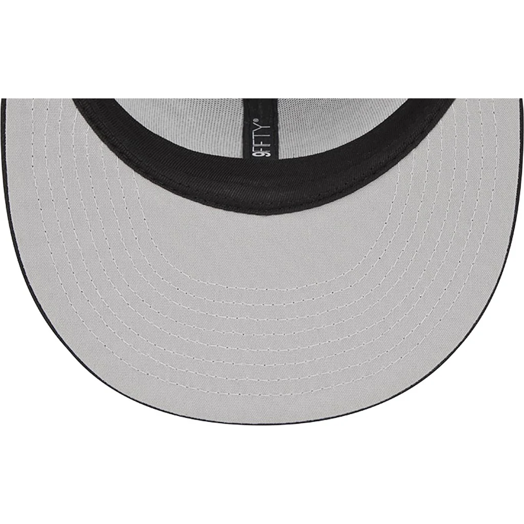 NBA Boston Celtics New Era Black & White 9FIFTY Snapback Trucker Hat - Black - Image 5
