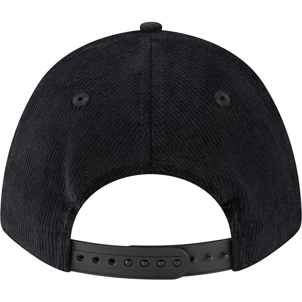 NBA Boston Celtics New Era Corduroy 9FORTY A-Frame M-Crown Snapback Hat - Black - Image 4