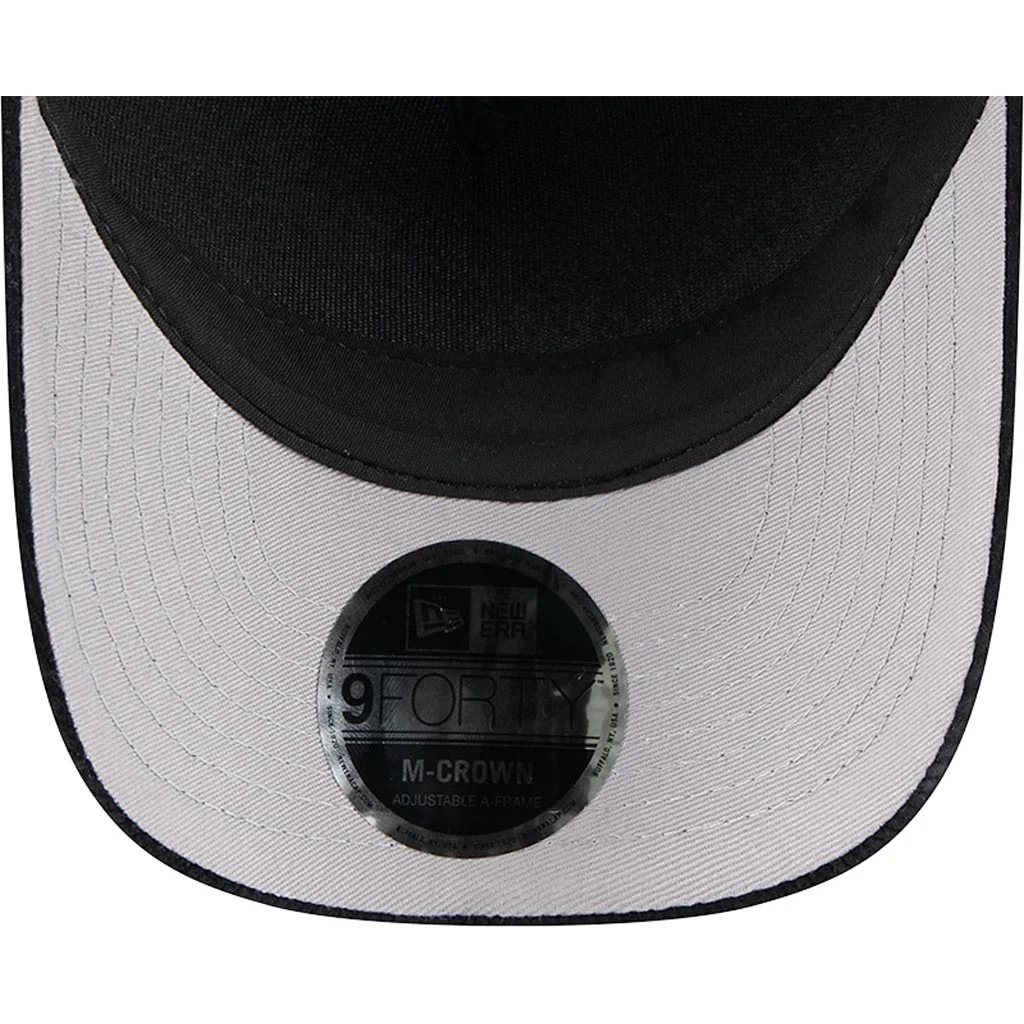 NBA Boston Celtics New Era Corduroy 9FORTY A-Frame M-Crown Snapback Hat - Black - Image 5
