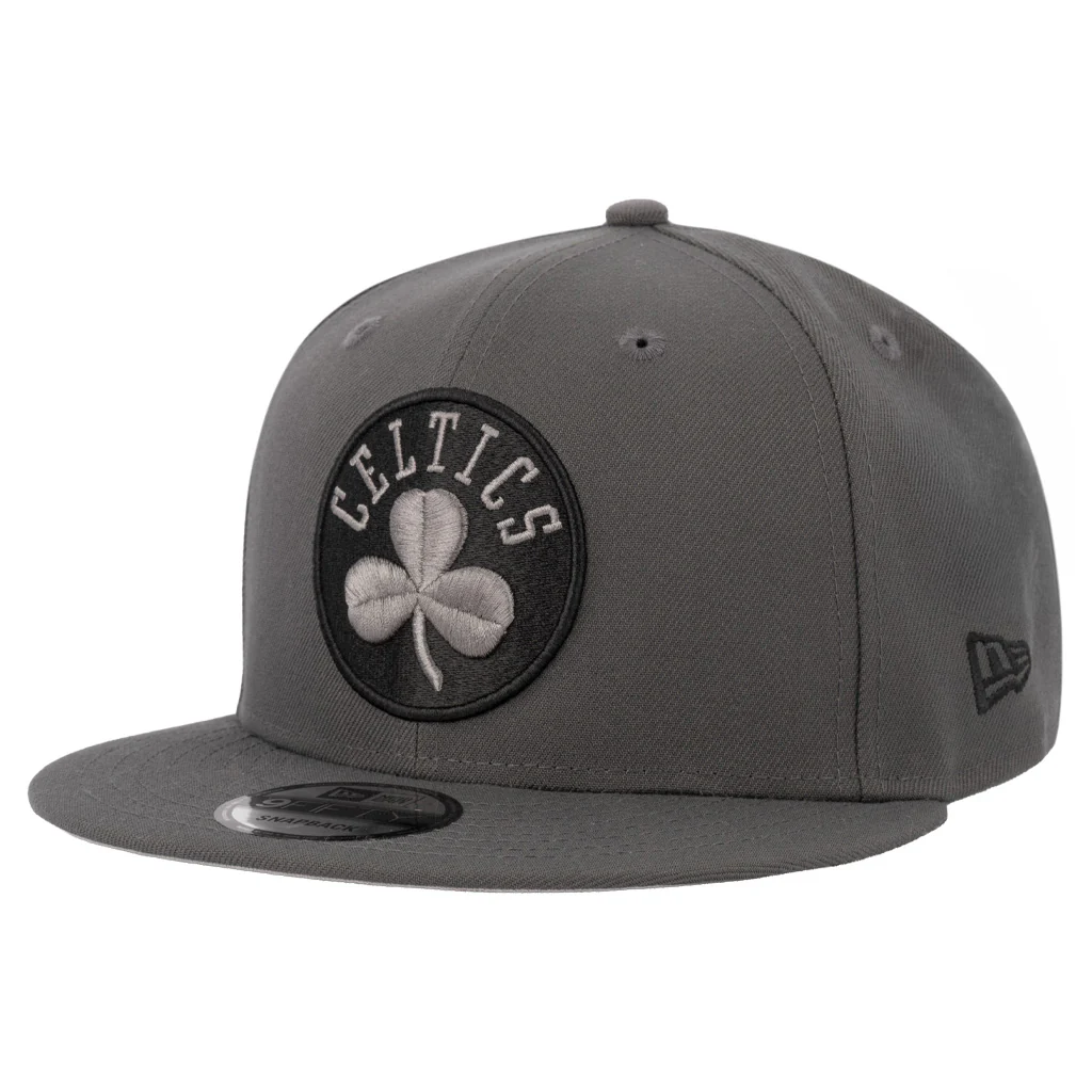 NBA Boston Celtics New Era Gray Prestige 9FIFTY Snapback Hat - Graphite
