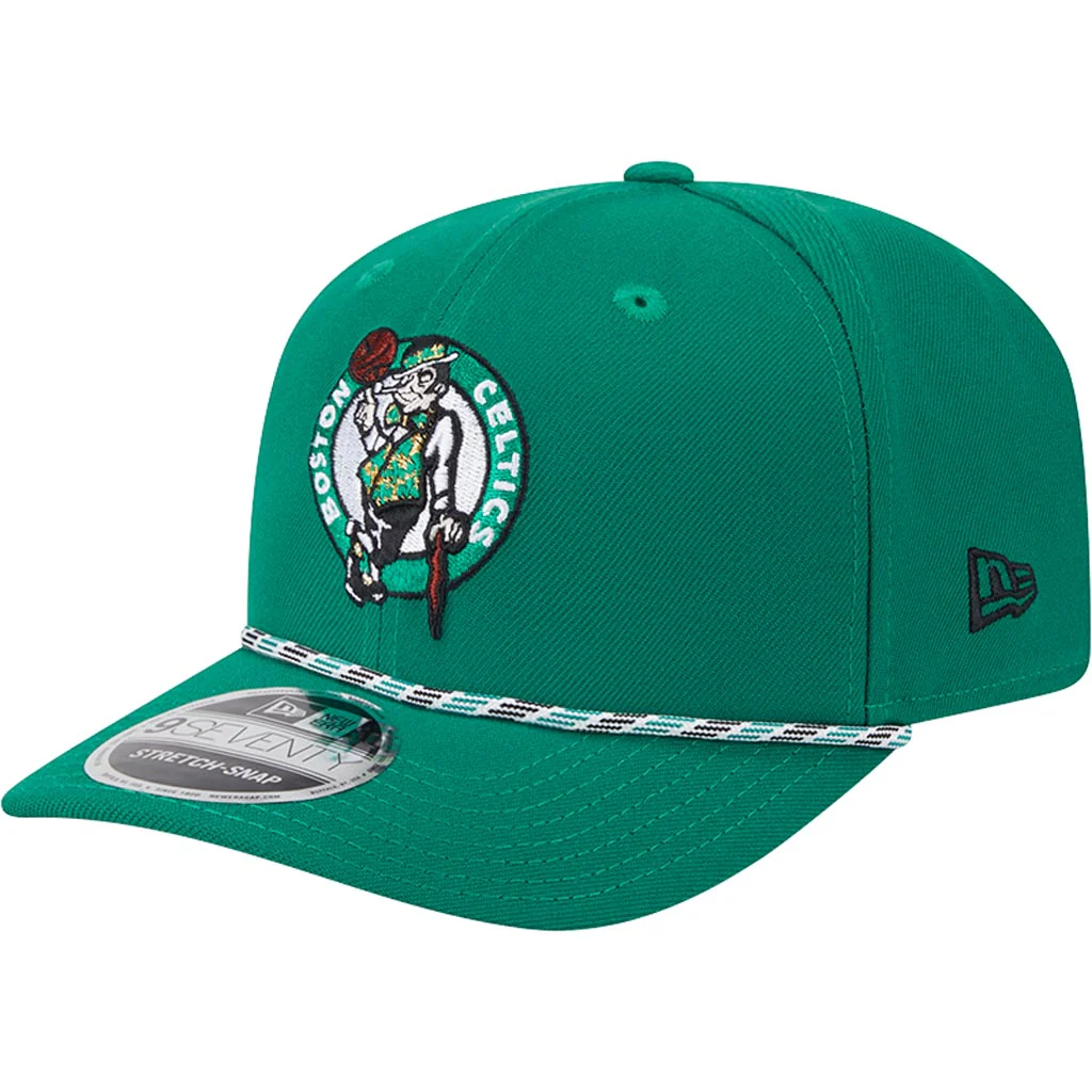 NBA Boston Celtics New Era Multi Rope 9SEVENTY Stretch-Snapback Hat - Green