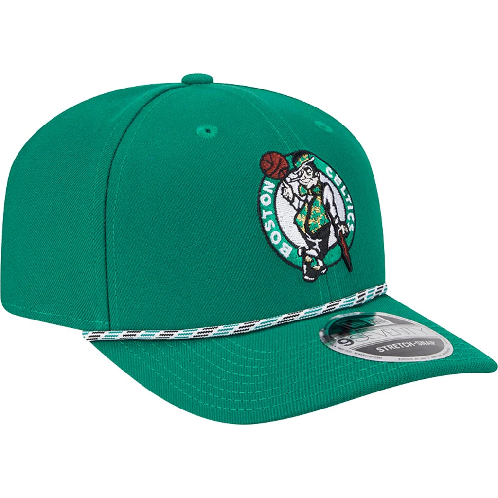 NBA Boston Celtics New Era Multi Rope 9SEVENTY Stretch-Snapback Hat - Green - Image 2