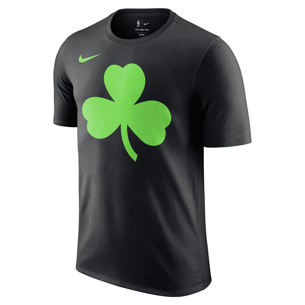 NBA Boston Celtics Nike 2024/25 City Edition Essential Logo T-Shirt - Image 2