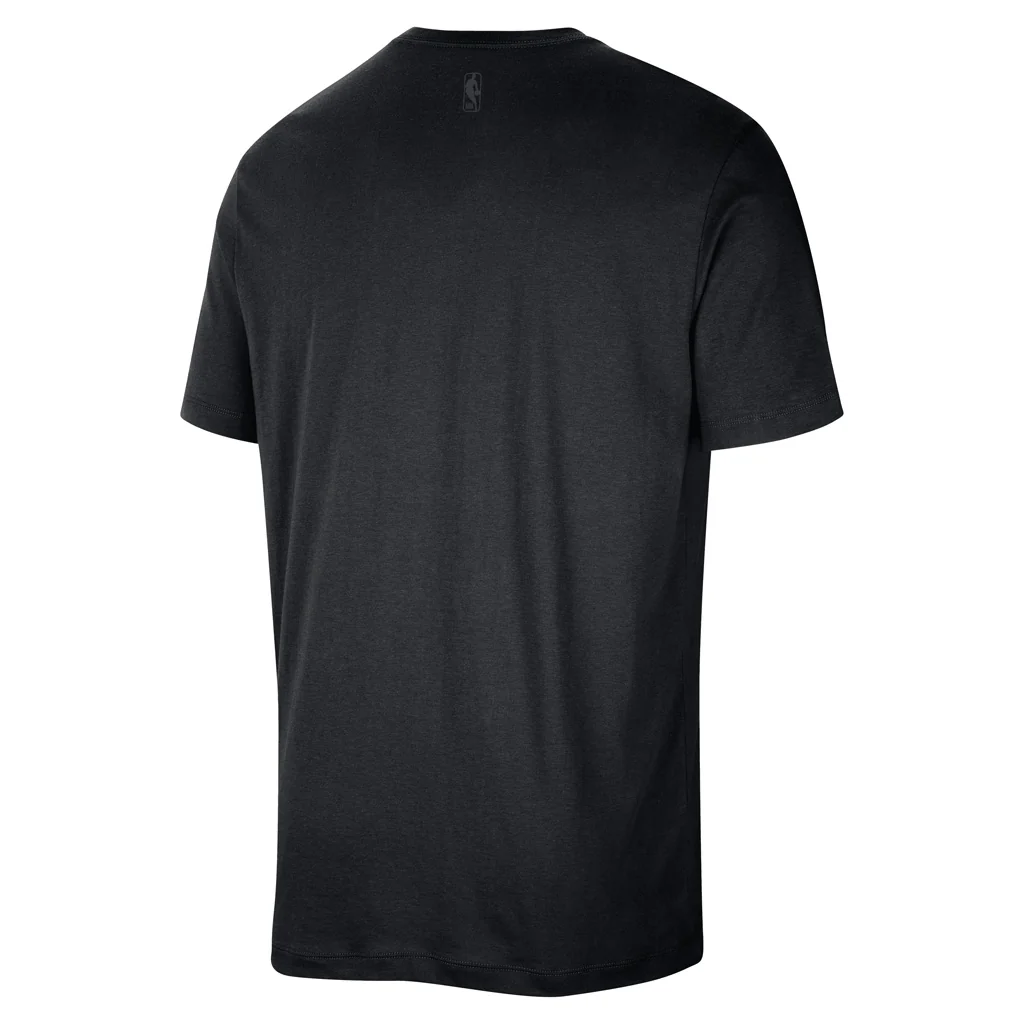 NBA Boston Celtics Nike Essential Wordmark T-Shirt - Black - Image 3