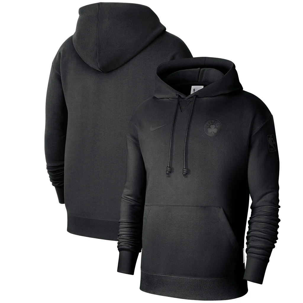 NBA Boston Celtics Nike Travel Pullover Hoodie - Black