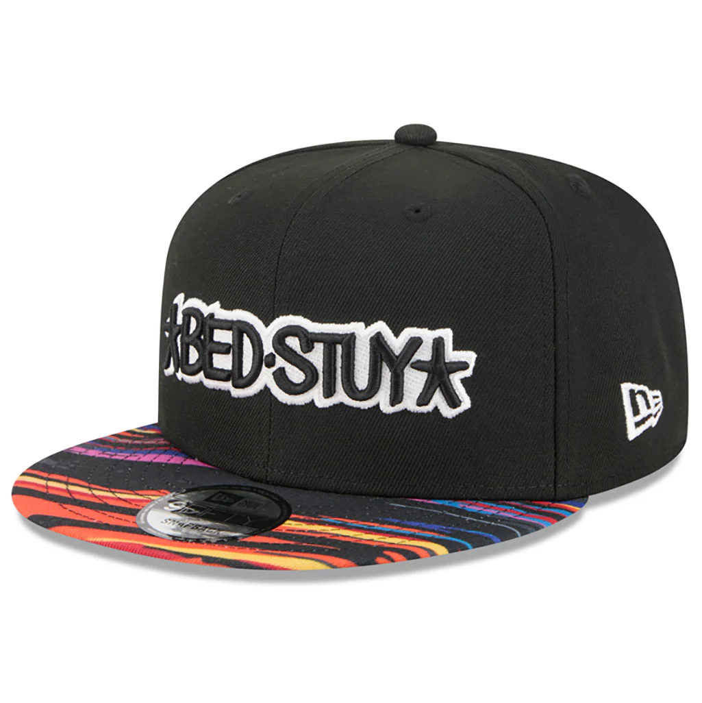 NBA Brooklyn Nets New Era 2025-26 City Edition 9FIFTY Snapback Hat - Black - Image 2