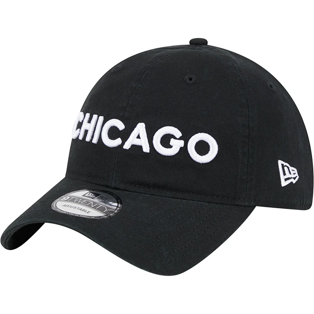NBA Chicago Bulls New Era 2023/24 City Edition 9TWENTY Adjustable Hat - Black