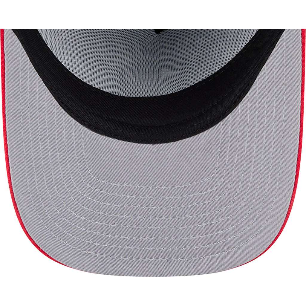 NBA Chicago Bulls New Era Arched 9FIFTY A-Frame Snapback Hat - Black - Image 7