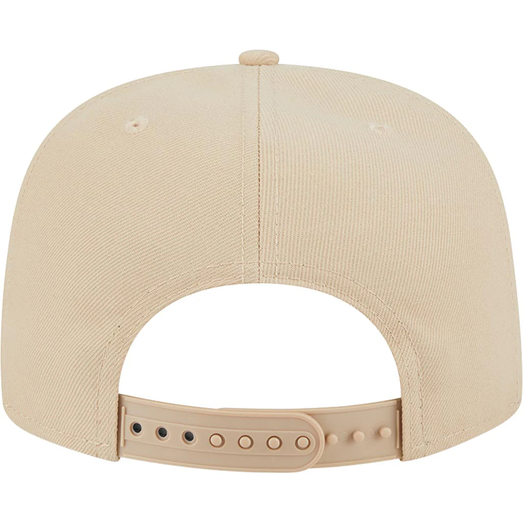 NBA Chicago Bulls New Era Dry Wood 9FIFTY A-Frame Snapback Hat - Tan - Image 4