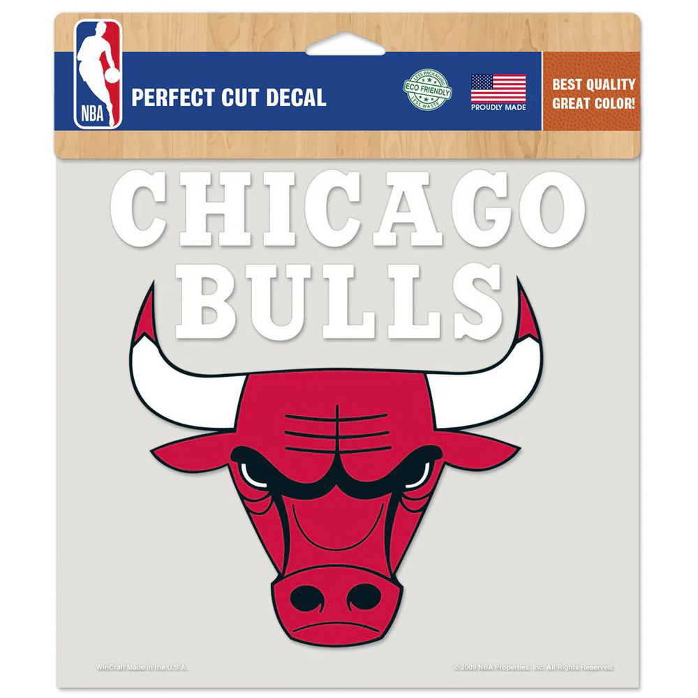NBA Chicago Bulls WinCraft 8" x 8" Logo Decal