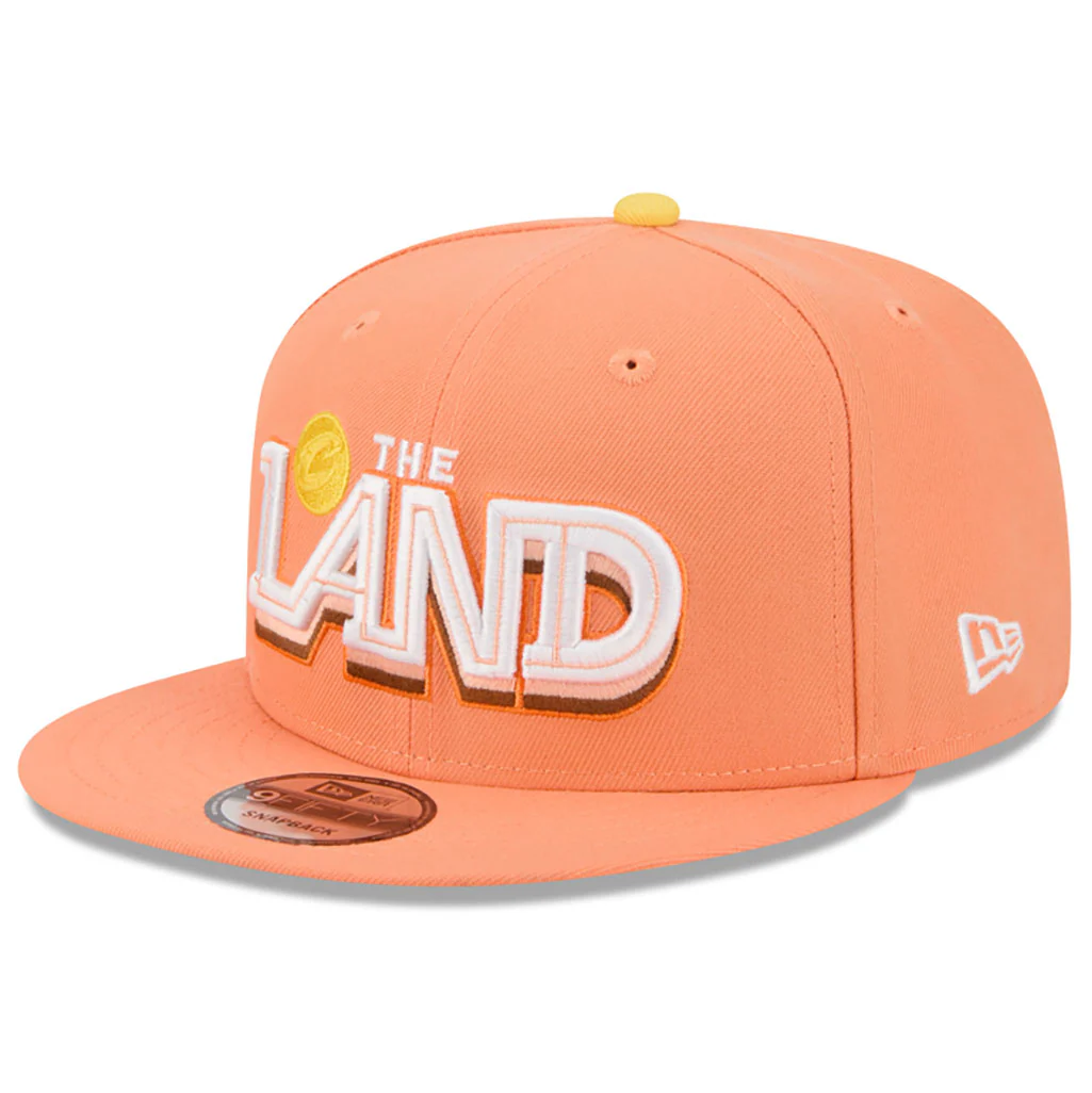 NBA Cleveland Cavaliers New Era 2025-26 City Edition 9FIFTY Snapback Hat - Orange - Image 2