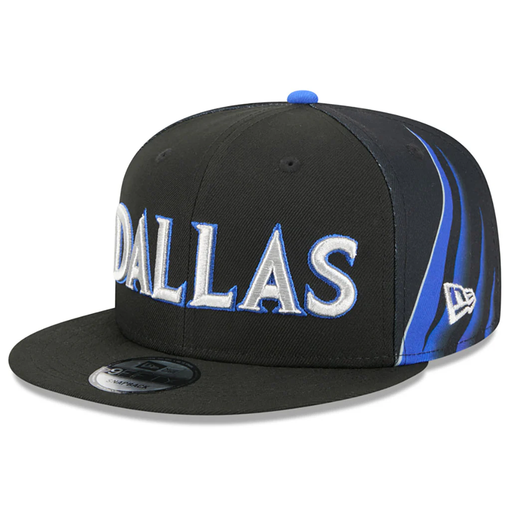 NBA Dallas Mavericks New Era 2025-26 City Edition 9FIFTY Snapback Hat - Black - Image 2