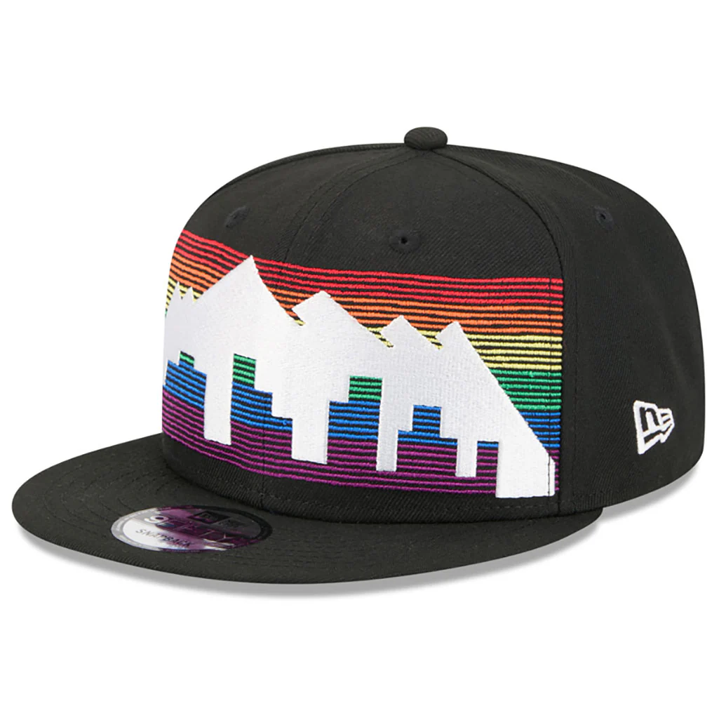 NBA Denver Nuggets New Era 2025-26 City Edition 9FIFTY Snapback Hat - Black - Image 2