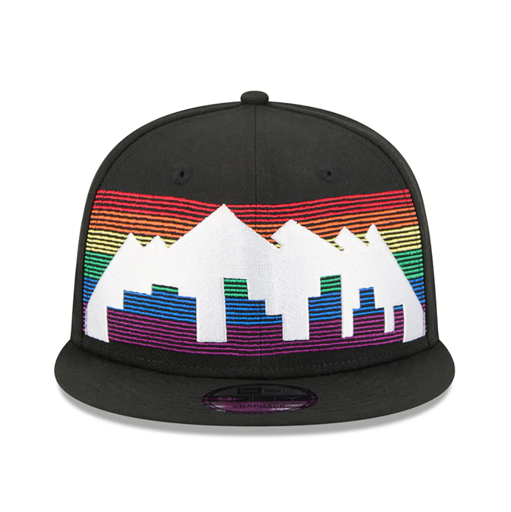 NBA Denver Nuggets New Era 2025-26 City Edition 9FIFTY Snapback Hat - Black - Image 3
