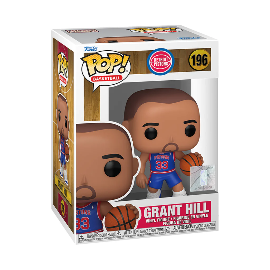 NBA Detroit Pistons Grant Hill Funko POP! Rookie Season Vinyl Figure - Image 2