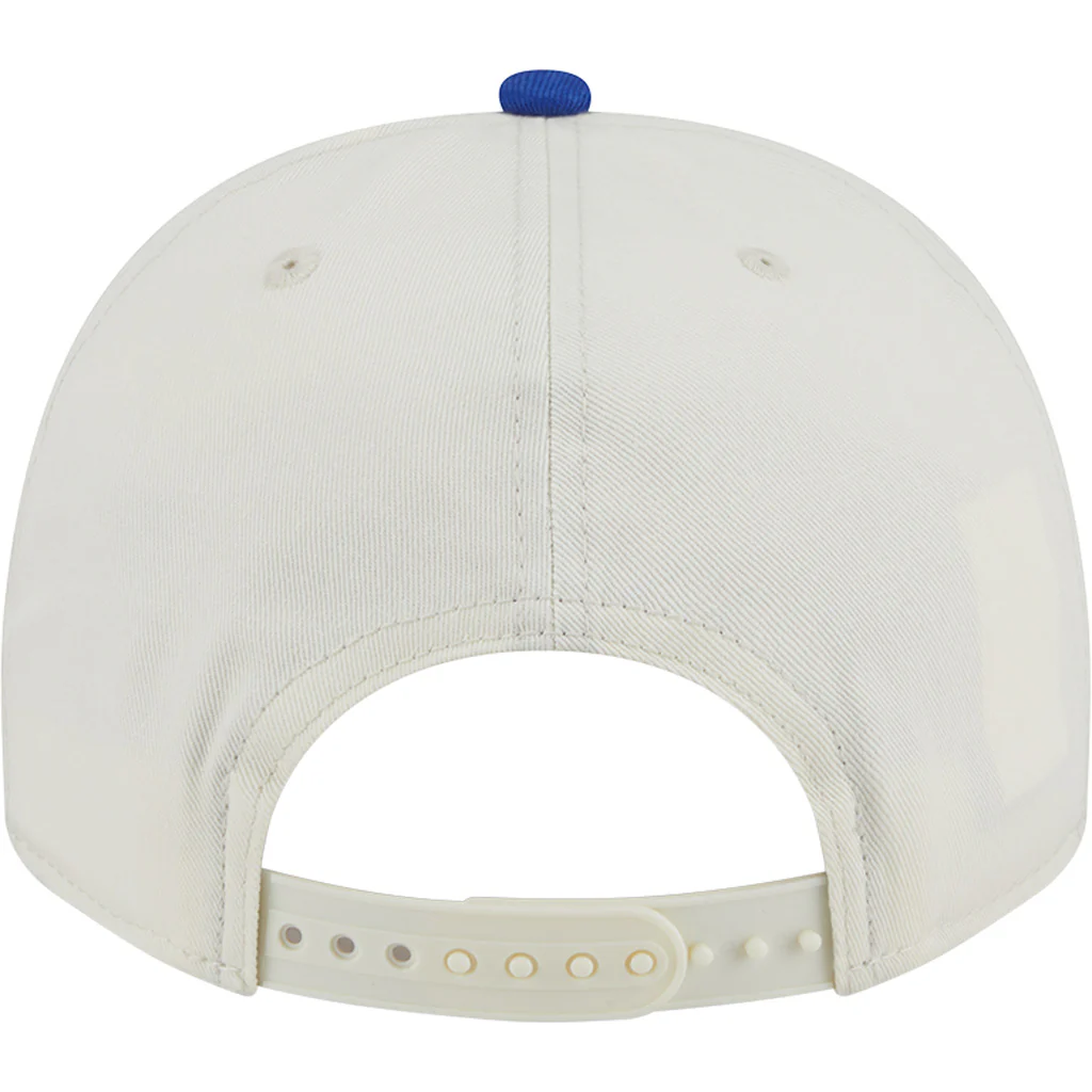 NBA Golden State Warriors New Era Chainstitch Two-Tone 9FIFTY A-Frame Snapback Hat - Cream - Image 4