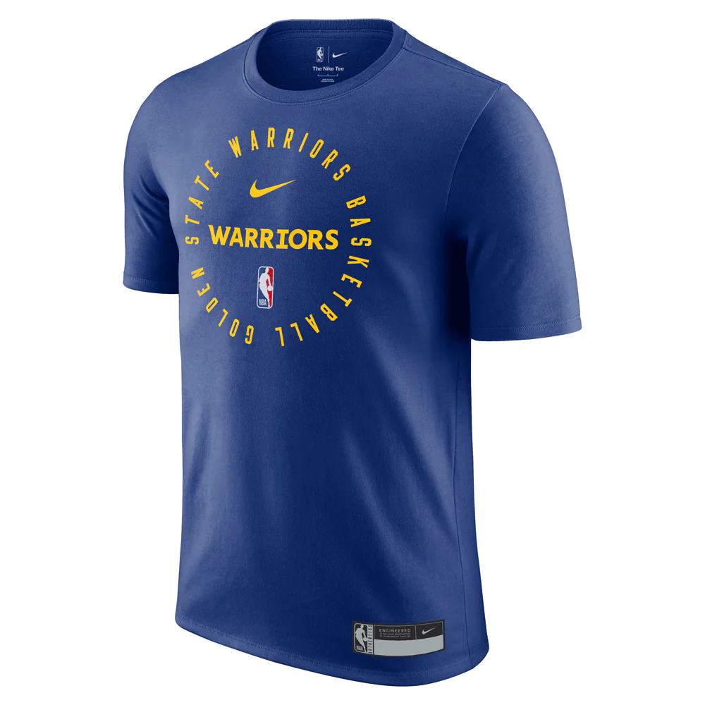 NBA Golden State Warriors Nike 2024/2025 Practice T-Shirt - Blue - Image 2