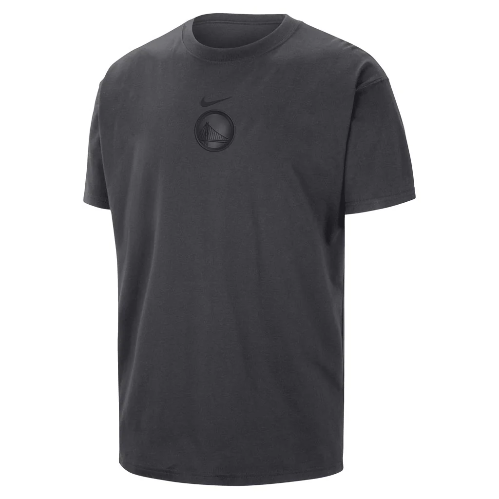 NBA Golden State Warriors Nike Travel Premium Max90 T-Shirt - Black - Image 2