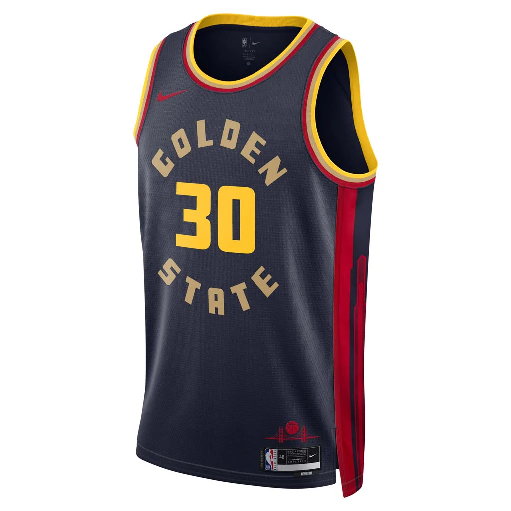 NBA Golden State Warriors Steph Curry Nike 2024/25 City Edition Swingman Jersey - Image 2