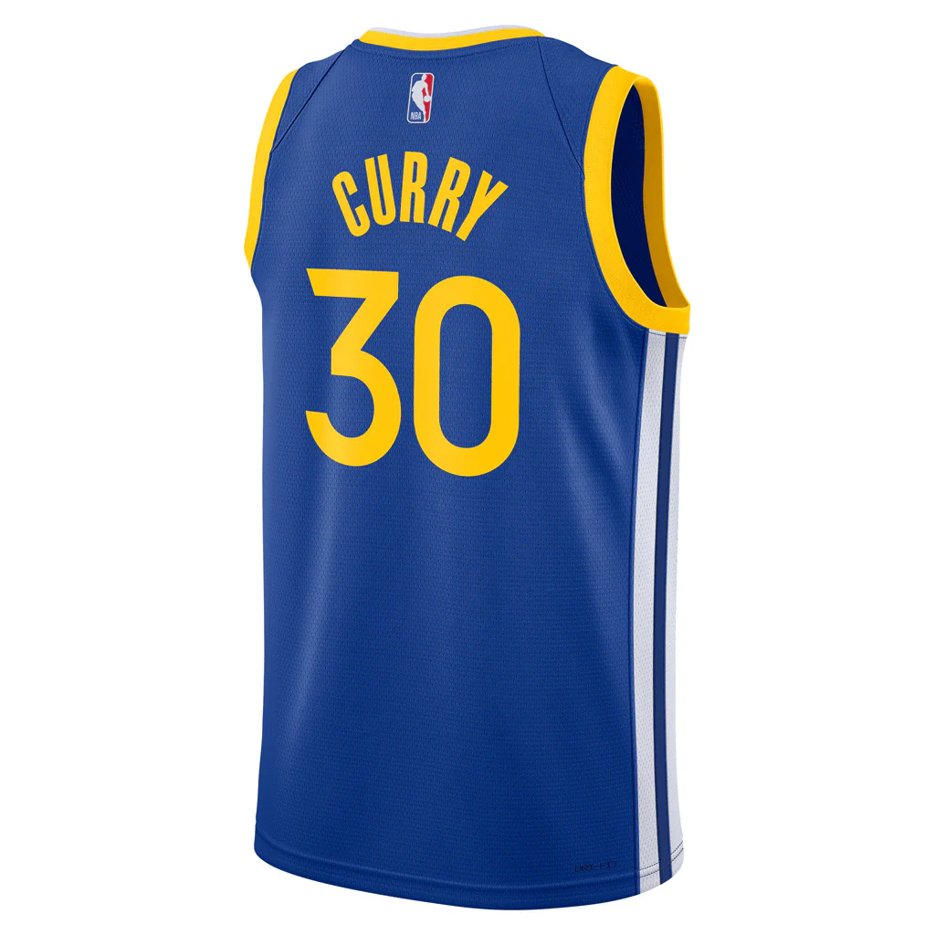 NBA Golden State Warriors Stephen Curry Nike Icon Swingman Jersey - Image 3