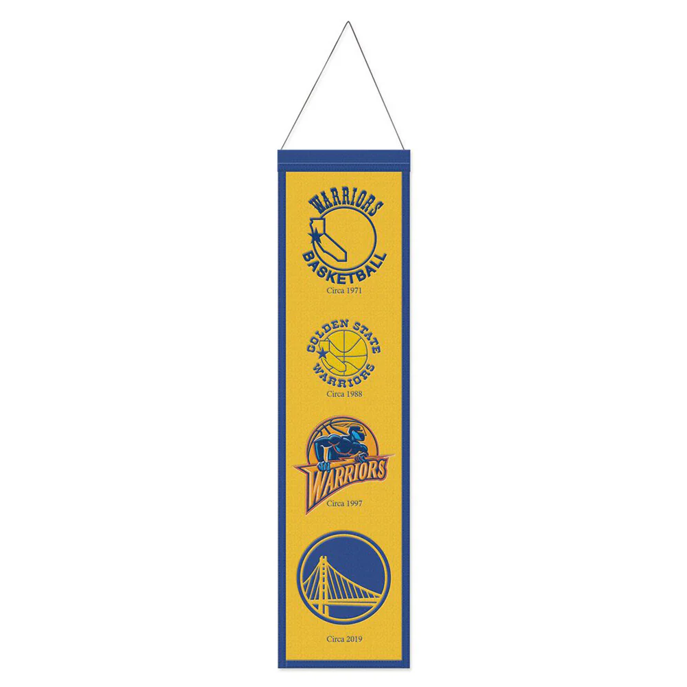 NBA Golden State Warriors WinCraft Heritage Wool Banner