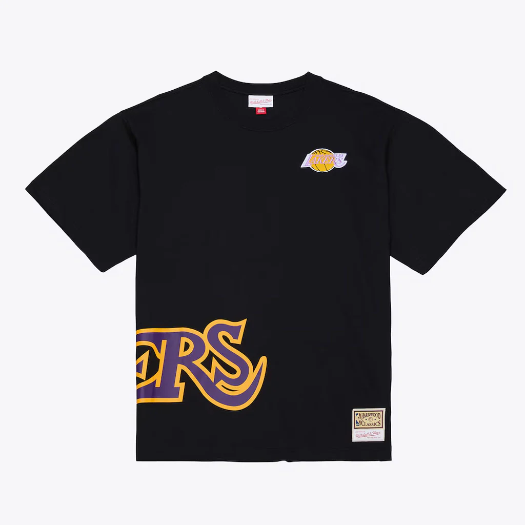 NBA Los Angeles Lakers Mitchell & Ness Playoff Win Premium T-Shirt - Black