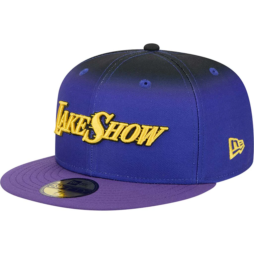 NBA Los Angeles Lakers New Era 2024/25 City Edition 59FIFTY Fitted Hat - Image 2