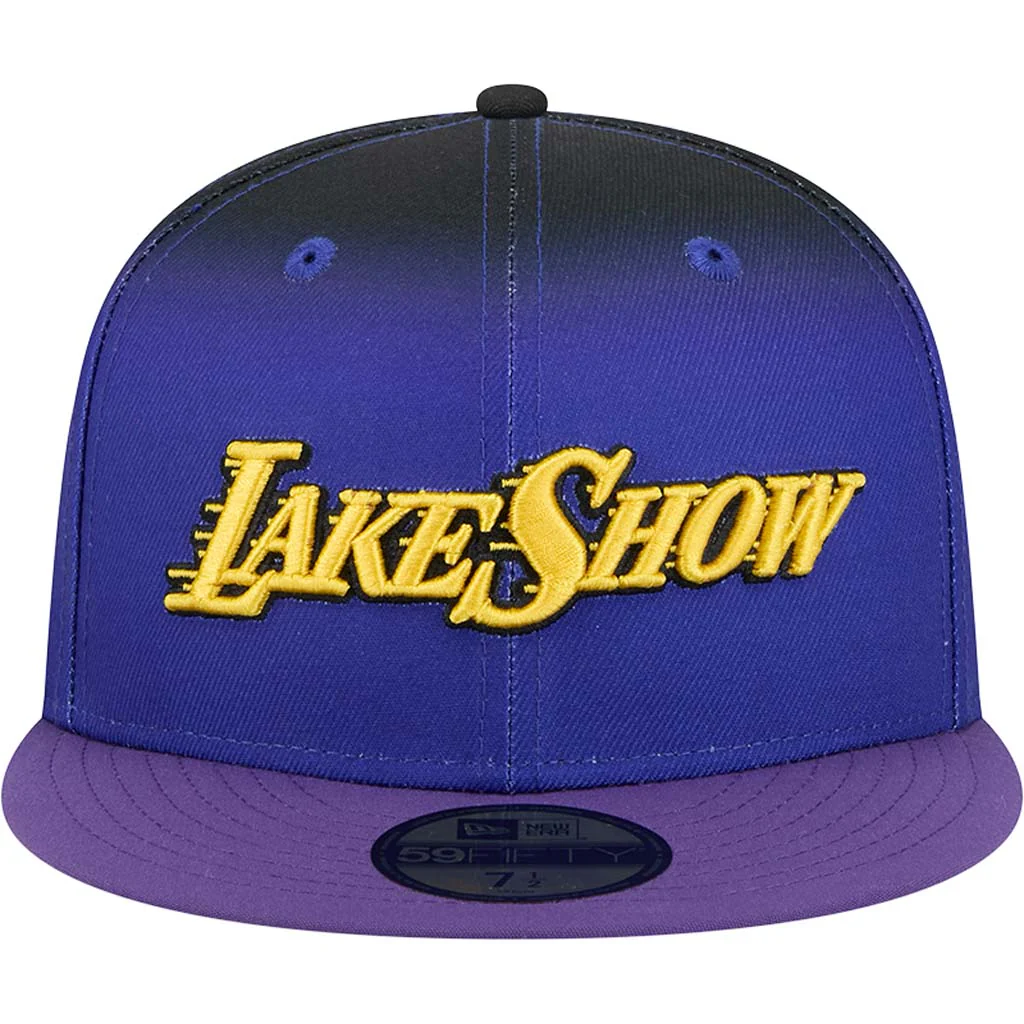 NBA Los Angeles Lakers New Era 2024/25 City Edition 59FIFTY Fitted Hat - Image 3