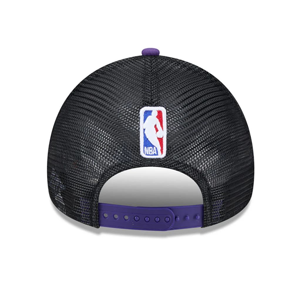 NBA Los Angeles Lakers New Era 2025-26 City Edition 9FORTY A-Frame Adjustable Hat - Black - Image 4